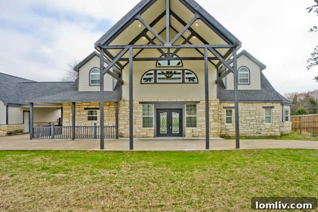 Stunning Midlothian luxury home exterior by Blackwood Homes