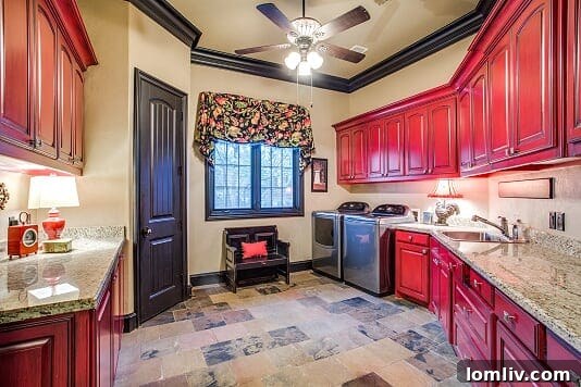 Well-Appointed Butler's Pantry and Additional Storage Areas