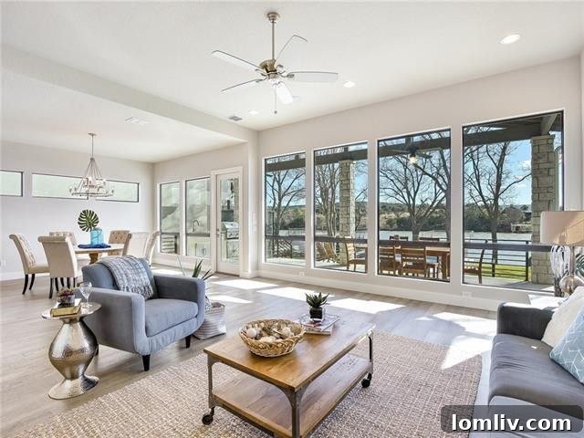 Stunning Lake LBJ waterfront property features