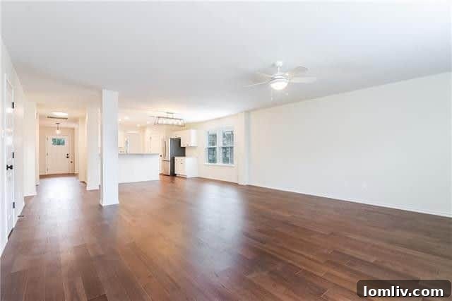 Spacious Living Area with Vaulted Ceilings