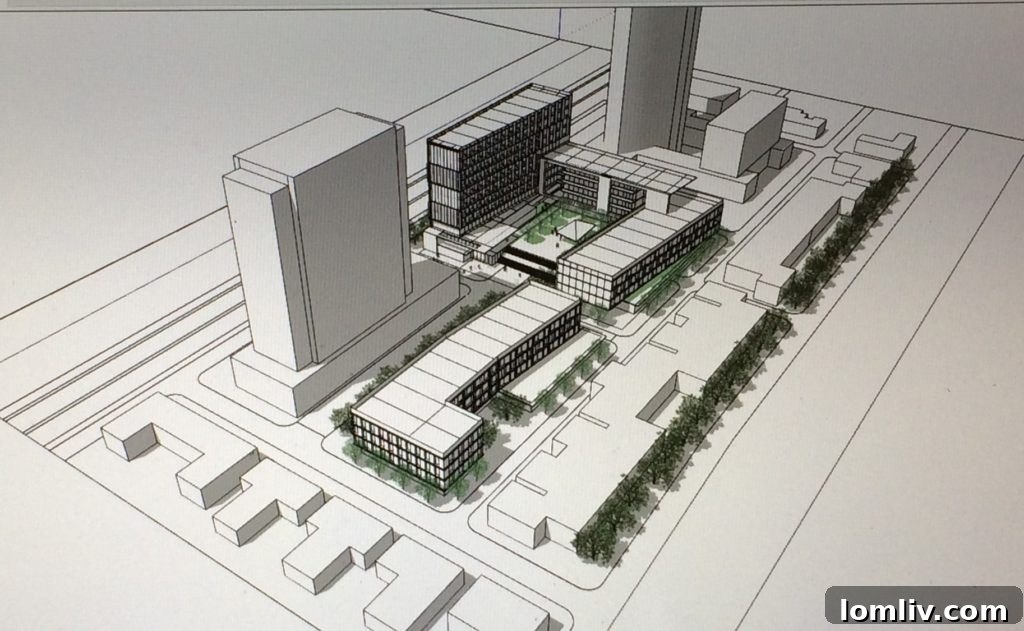 Visual representation of the unworkable 10-6-4 development plan