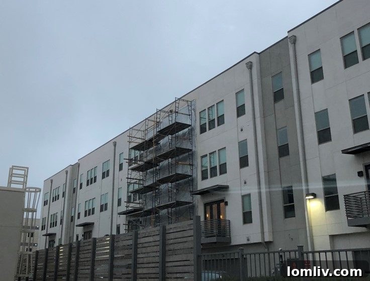 Evidence of water intrusion and leaks at the 3-year-old Bandera apartments