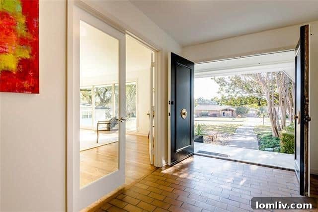 Inviting front facade of 6720 Brants Lane, showcasing modern updates