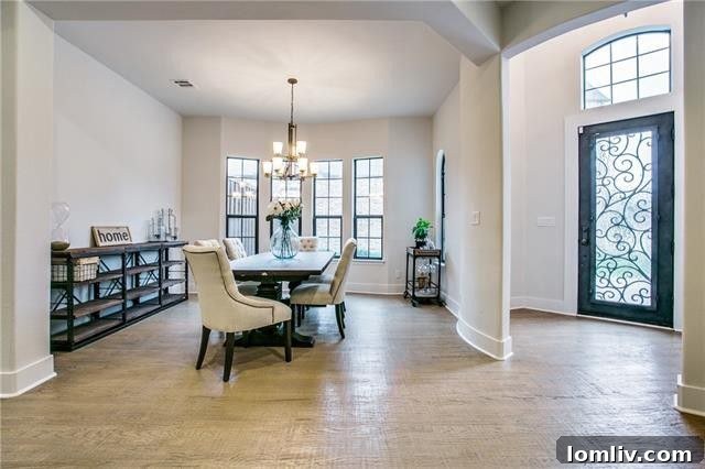 Spacious Open Concept Living Area in Plano Home