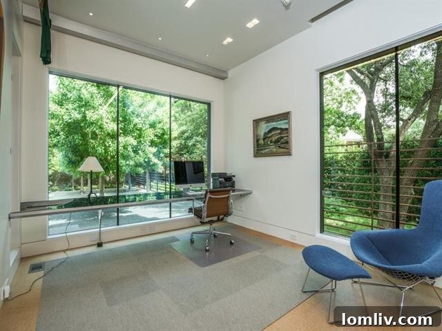 Bedroom with private views and ample natural light