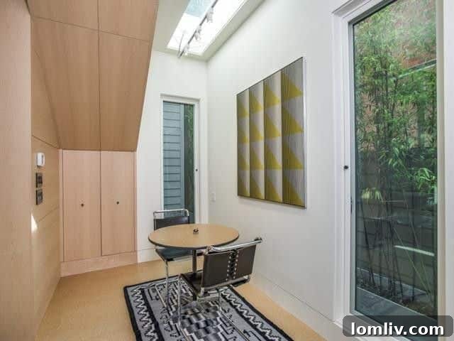Detailed view of architectural elements and material quality