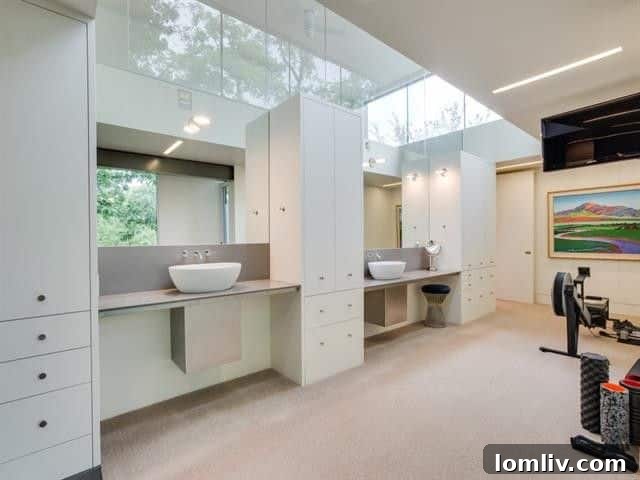 Another perspective of the home's contemporary interior