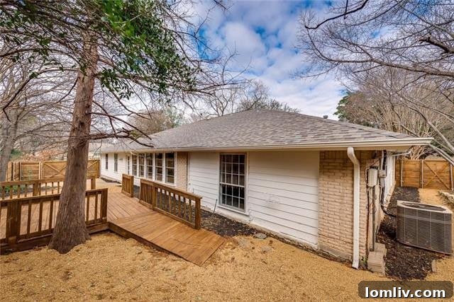 A Trio of Distinctive Las Colinas Casas 16 Northgate Ranch Custom Wood Deck in Backyard