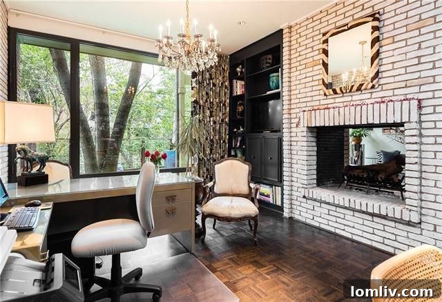Another perspective of a spacious bedroom or guest room
