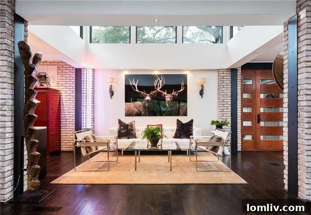 Modern kitchen with ample counter space and updated appliances in the Dallas townhouse