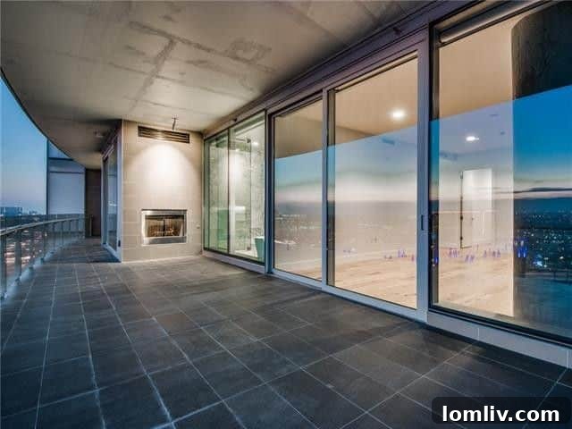 Blue Ciel building entrance and modern architecture