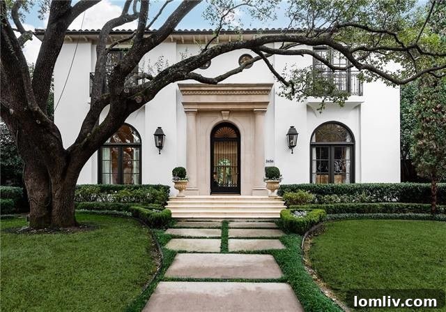 Highland Park Modern Spanish Eclectic Mansion Exterior