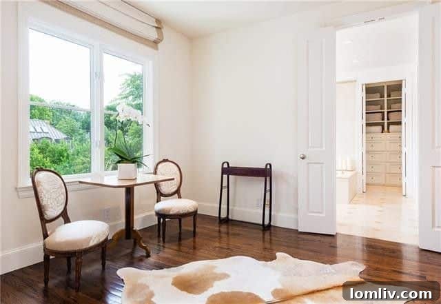 Family Room Overlooking Backyard