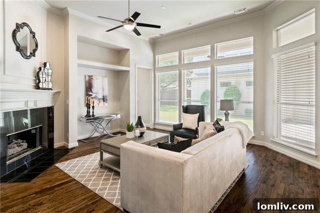 Bright and Spacious Kitchen with Breakfast Bar and Granite