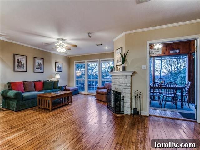 Lush Greenery and Lake Views from 9431 Waterview Road