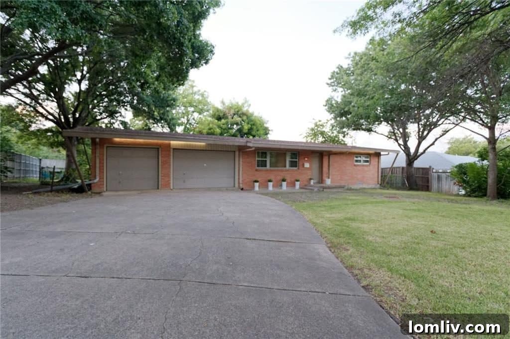 7837 Northaven Road Dallas, Current Midcentury Home Exterior