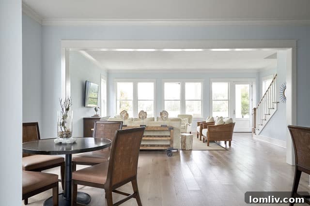 Long Cove Kitchen and Living Areas