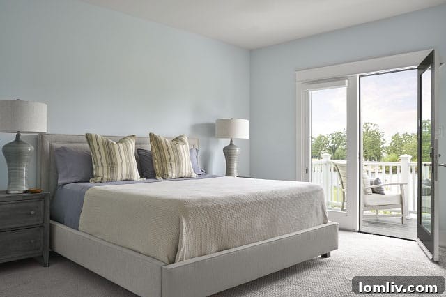 Long Cove Master Bedroom and Bathroom