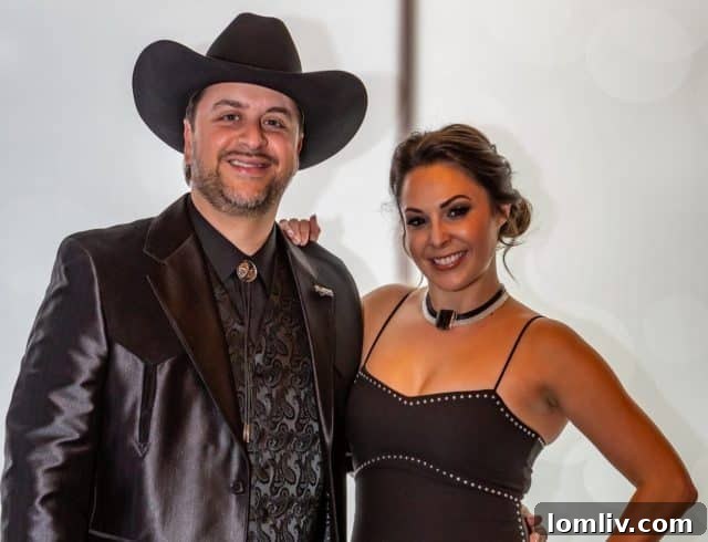 Giuseppe and Lauren Piccinini at the Seppe Awards gala, celebrating JPAR's success