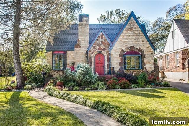 Charming exterior of a classic Tudor home at 1111 Sarasota Circle