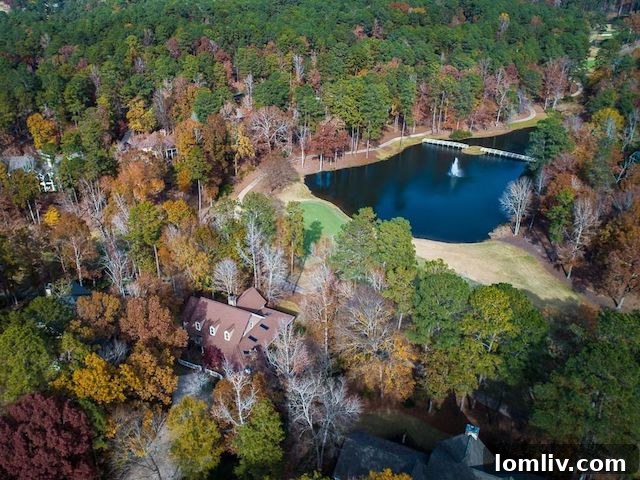 Lush golf courses meet serene lakefront at Reynolds Lake Oconee, Georgia