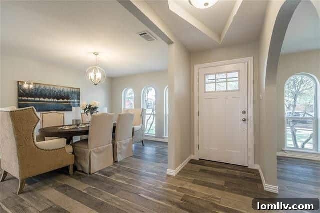 Spa-like master bathroom with modern fixtures and spacious design