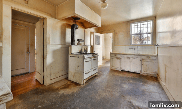 San Francisco For A Million Dollars The Surprising Truth 11 Close-up of a severely dilapidated kitchen