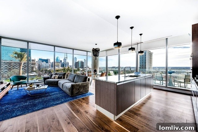 Bleu Ciel, a luxury high-rise condominium in Uptown Dallas, offering stunning city views and premier living experiences.