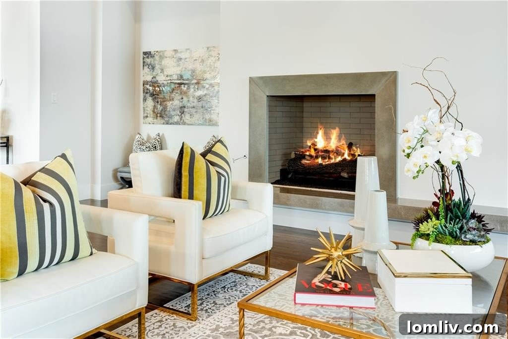 Elegant dining room staged by George Bass Stage and Design, showcasing spaciousness and style