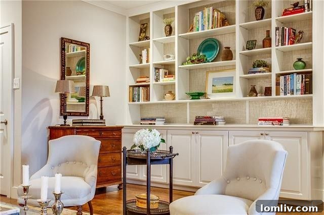 Living Area of a Historic Home in Perry Heights