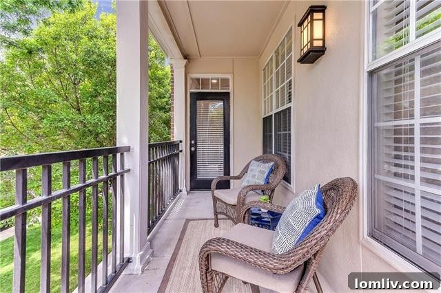 Spacious bedroom with ample natural light in Unit 516 at The Caruth