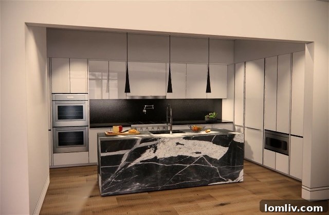 Vendome Penthouse 20D Virtual Rendering Kitchen Design