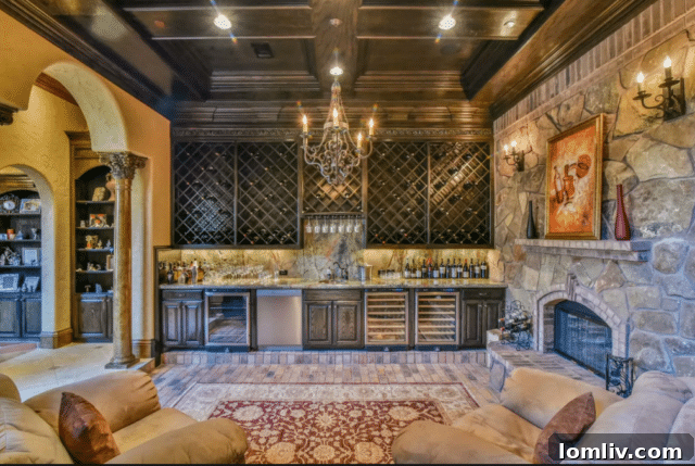Luxurious Outdoor Lounge Area at a Texas Mansion