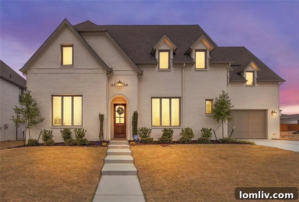 612 Rockledge Court, a stunning home in Point Vista at Parks of Aledo, featuring modern architecture and natural surroundings.