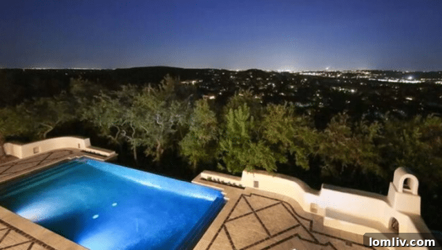 George Strait's home exterior with detailed architecture