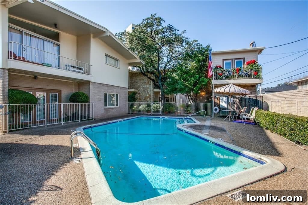 Another view of a tastefully decorated Diplomat Condo living space
