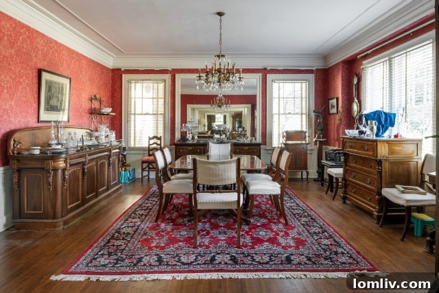 Formal Dining Room in Historic Dallas Property