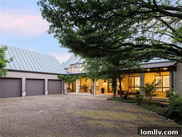 Bluffview's Finest Open Houses Limited Engagement 13 Hill Country inspired home by Wilson Fuqua in Bluffview, featuring stone accents and natural landscaping.