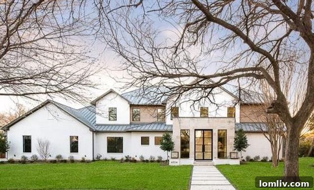Bluffview's Finest Open Houses Limited Engagement 3 Modern custom-built home in Bluffview Estates with sleek architectural lines and expansive windows.