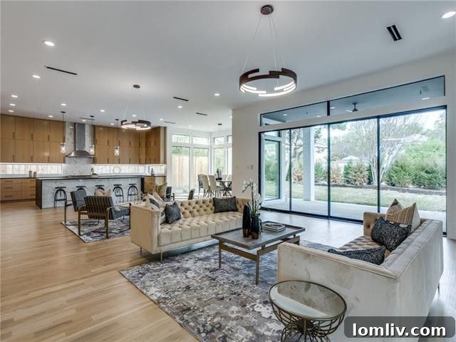 Bluffview's Finest Open Houses Limited Engagement 5 Gourmet kitchen with Wolf and SubZero appliances in a Bluffview luxury home.