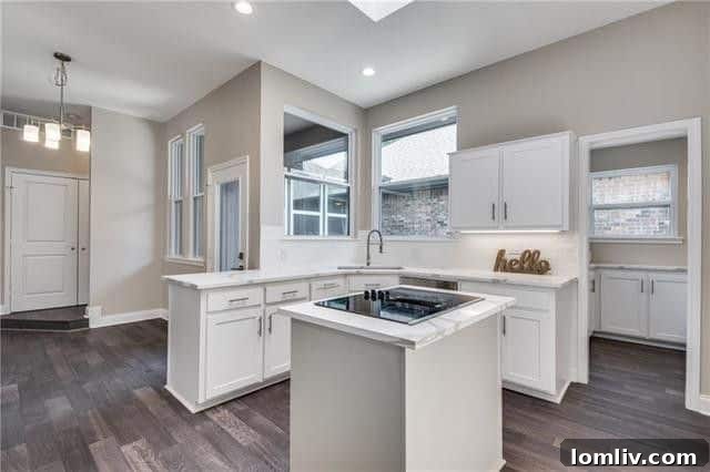 Modern Kitchen with Quartz Counters Dallas