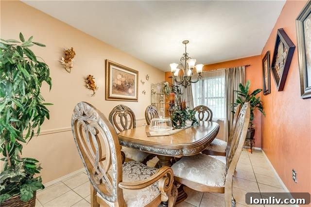 Updated Living Spaces in Dallas Home