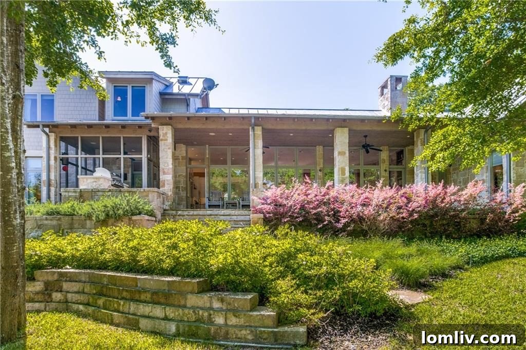 Lush Greenery and Trees at 505 Ranch