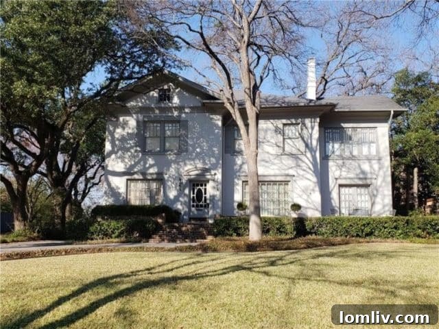 Lynn McBee's Highland Park home, currently on the market.