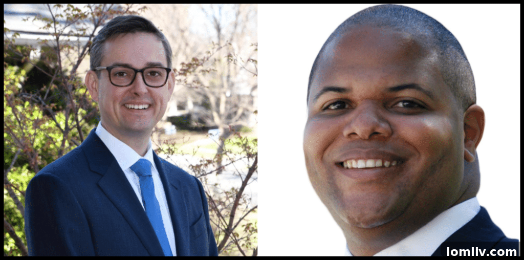 Dallas mayoral candidates Scott Griggs (left) and Eric Johnson (right) will face off in a runoff election in June.