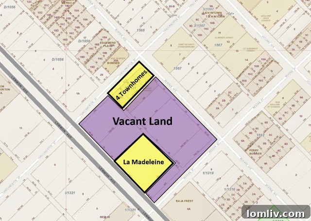 Commercial buildings in Dallas, potentially owned by HEB, subject to property tax discussions.