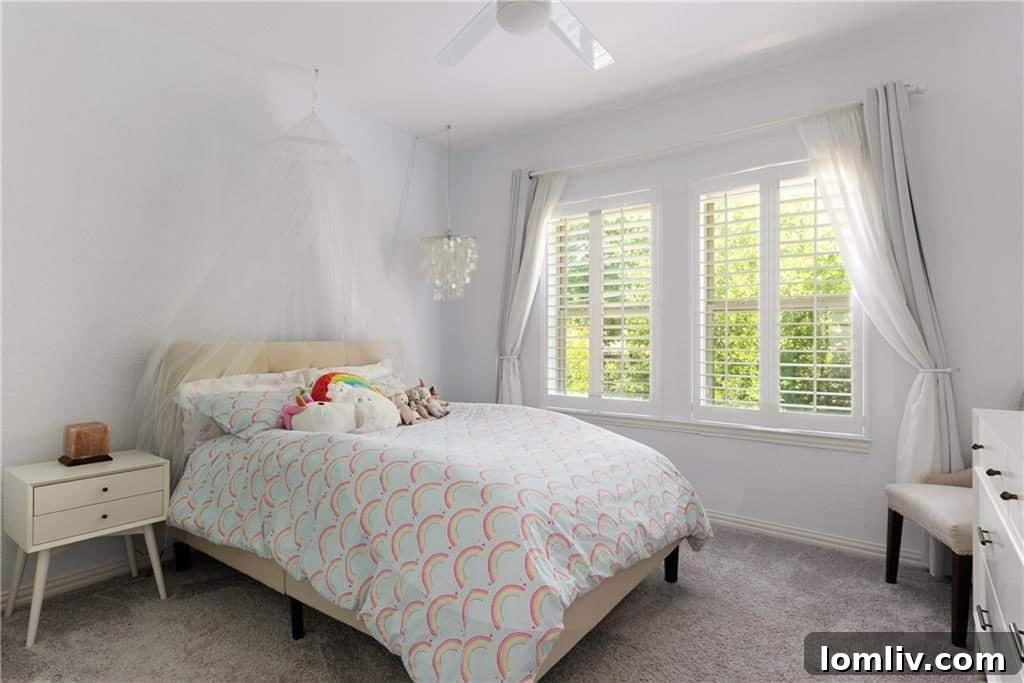 View of the open concept living space emphasizing natural light