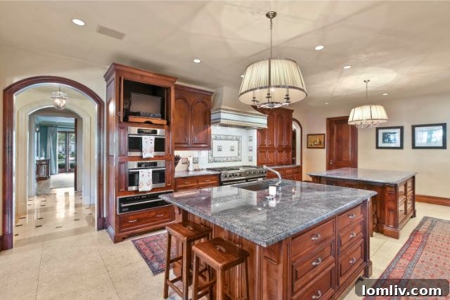Elegant Family Room Natural Light