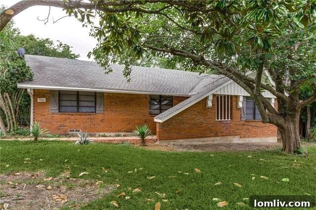 Expansive backyard with mature trees and deck in Lakewood
