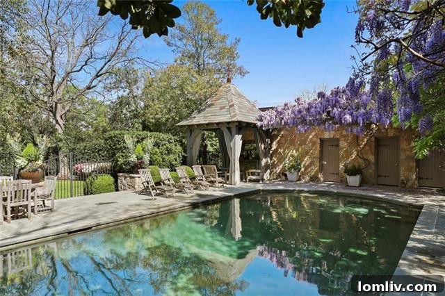 Highland Park's Tudor Treasure: A Storied Past 16 Secluded Swimming Pool in a Luxury Dallas Estate
